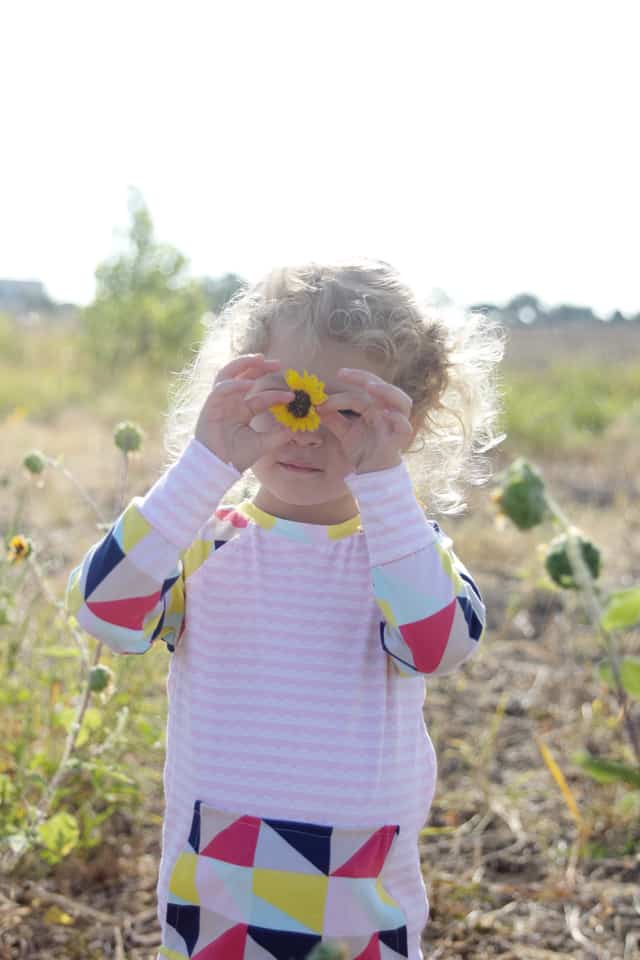 Recess Raglan Dress Hack with Idlewild Fabric by Riley Blake diy clothing ideas | simple sewing tutorials | diy sewing tips | sewing tips and tricks | sewing tutorials | diy kids clothing || See Kate Sew