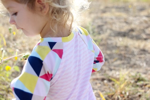 Recess Raglan Dress Hack with Idlewild Fabric by Riley Blake | See Kate Sew