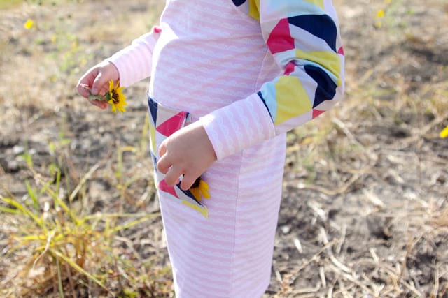 Recess Raglan Dress Hack with Idlewild Fabric by Riley Blake | See Kate Sew