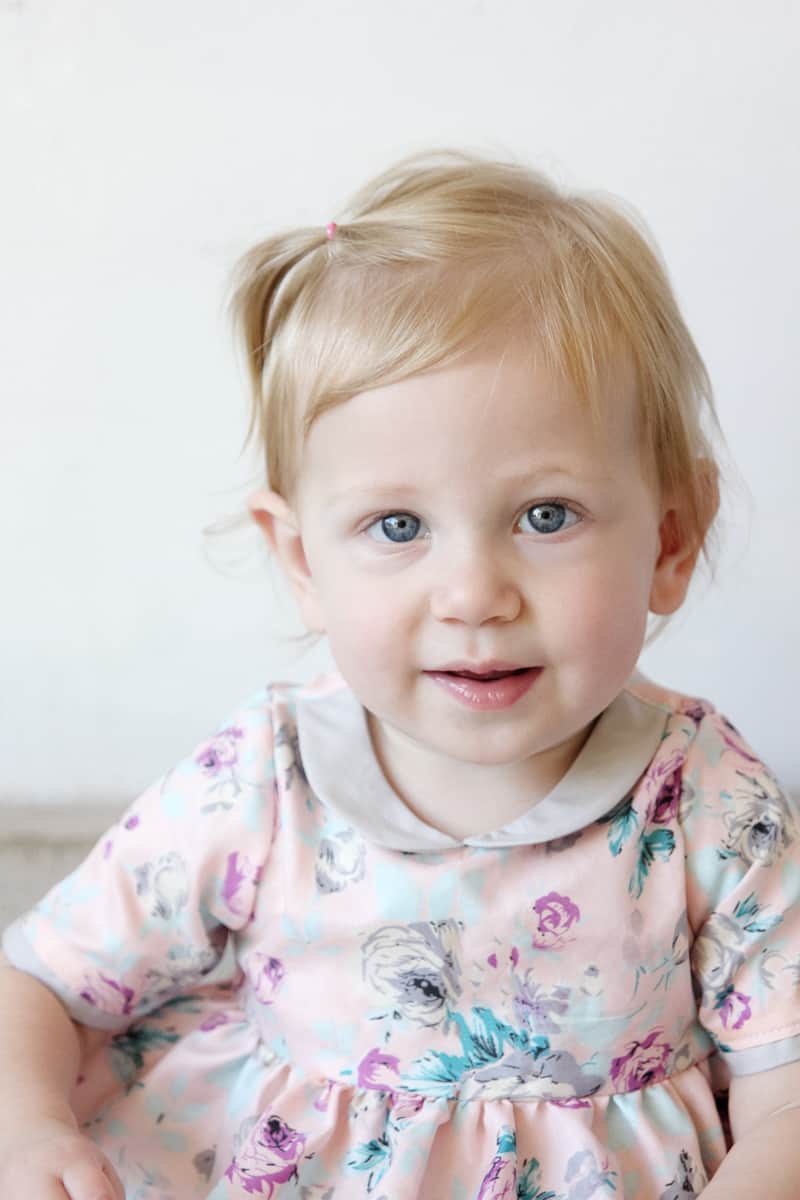 The GOLD COLLAR GIRL pattern for BABY // See Kate Sew