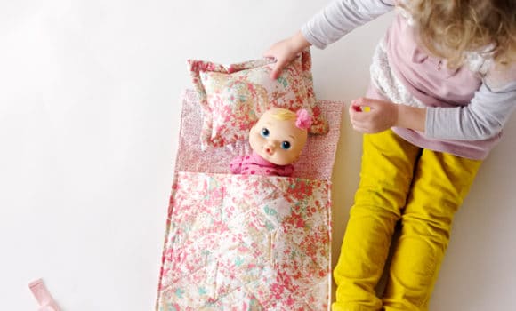 Doll Sleeping Bag Tutorial | See Kate Sew
