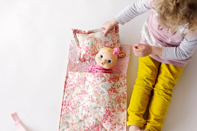 Doll Sleeping Bag Tutorial | See Kate Sew 