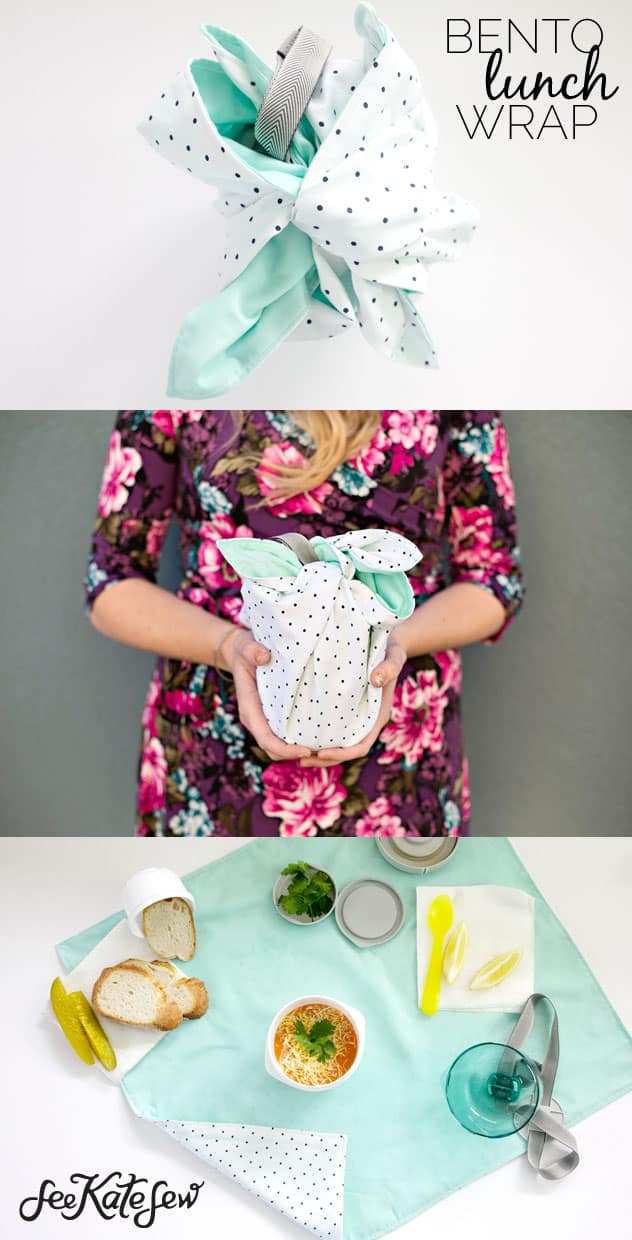 Bento Lunch Wrap DIY | See Kate Sew