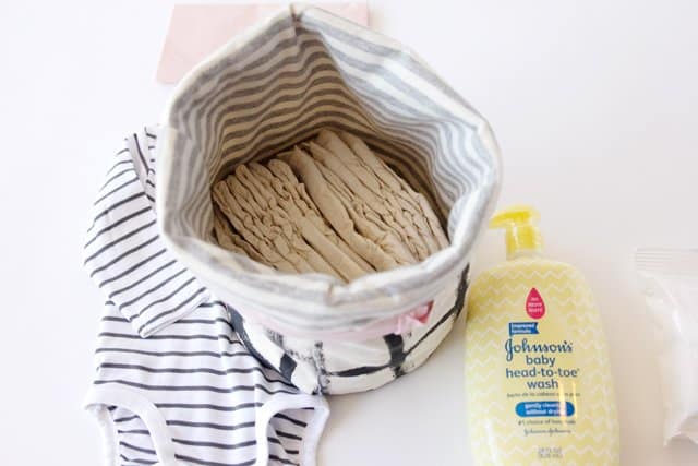 DIY Fabric Basket Tutorial with Johnson's - see kate sew