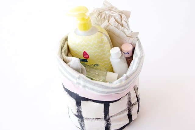 what to bring a new mom: new mom essentials gift basket - see kate sew