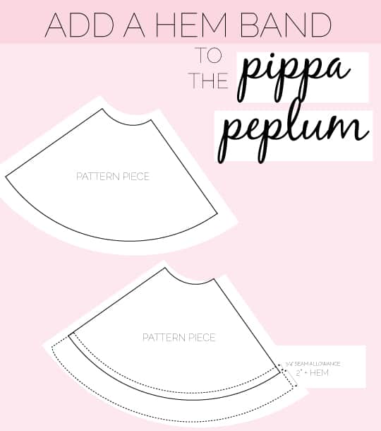 Pippa Peplum Hack | See Kate Sew