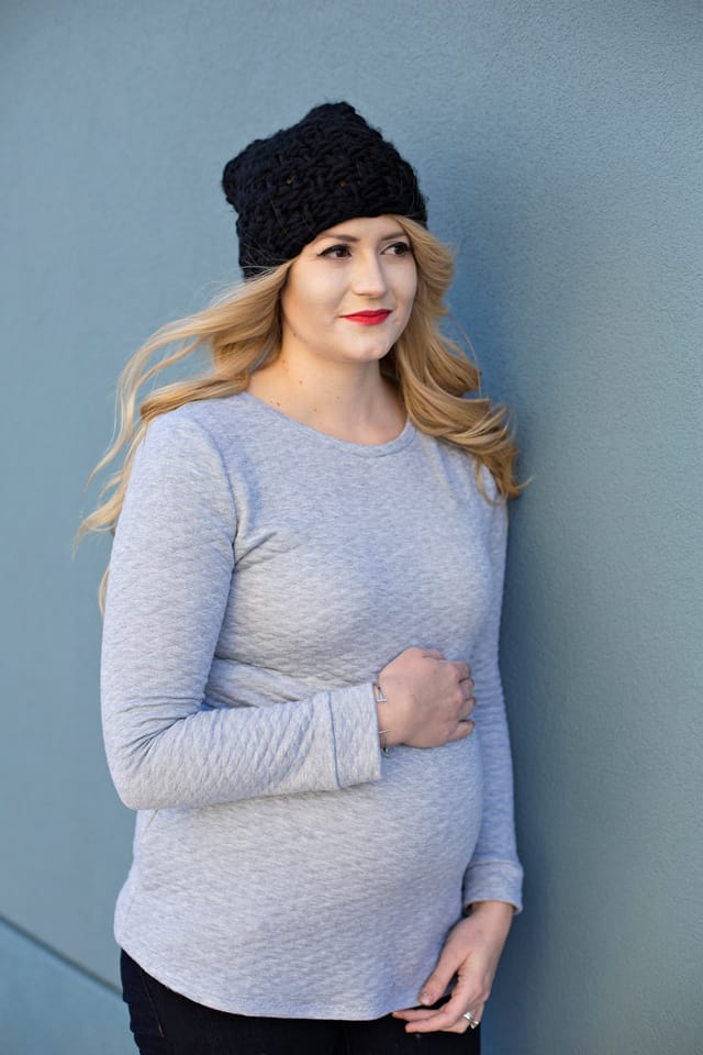 the BLAIR maternity TEE | See Kate Sew