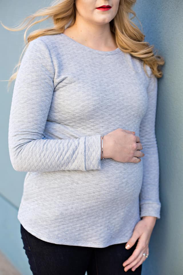 the BLAIR maternity TEE | See Kate Sew