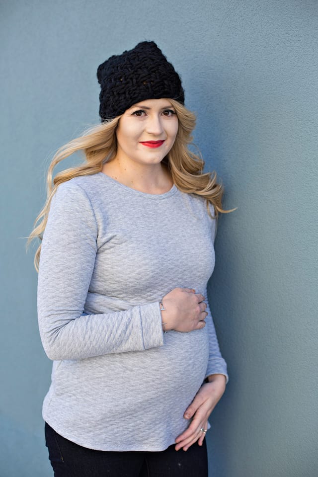 the BLAIR maternity TEE | See Kate Sew