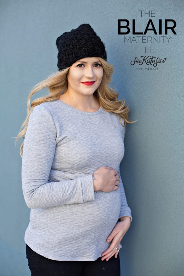 the BLAIR maternity TEE | See Kate Sew