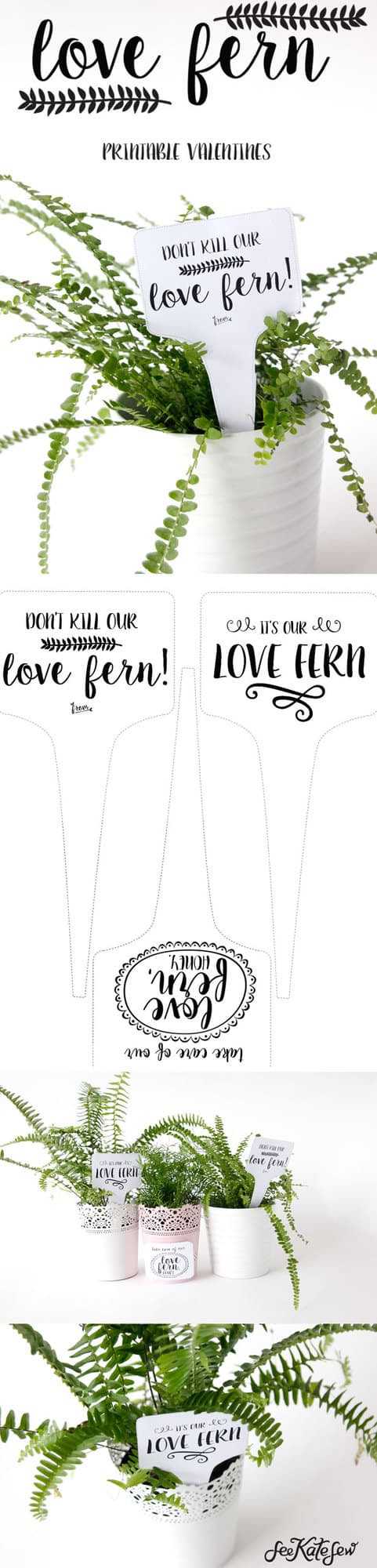 Love Fern Valentine Printable | See Kate Sew