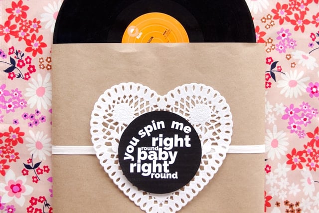 RECORD SLEEVE VALENTINE | See Kate Sew