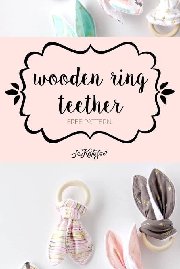 See Kate Sew| Wooden Ring Teether