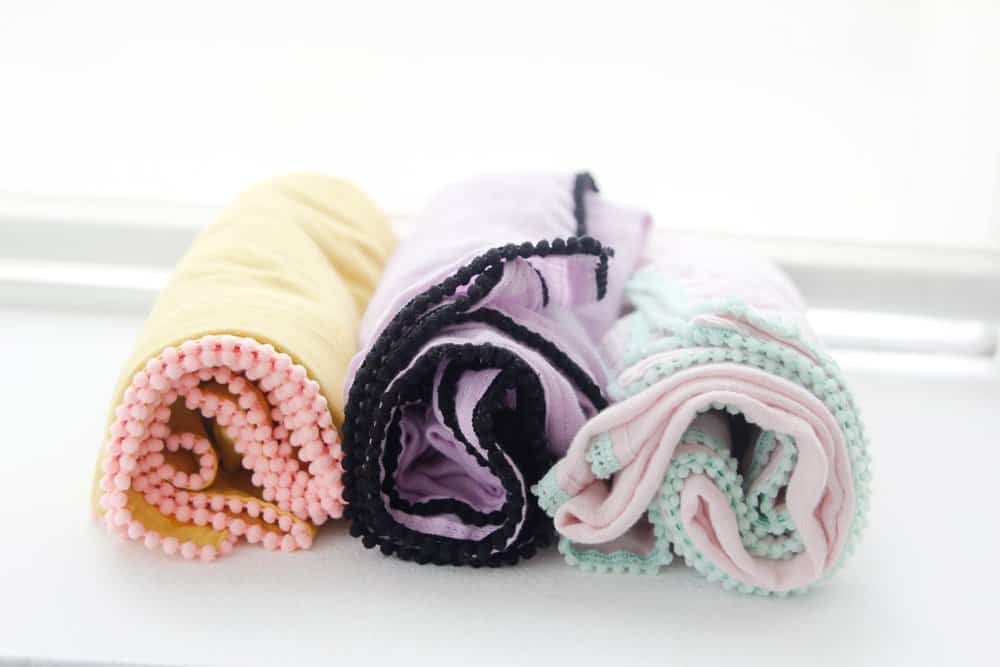 DIY Pom Pom Swaddle Blanket | See Kate Sew