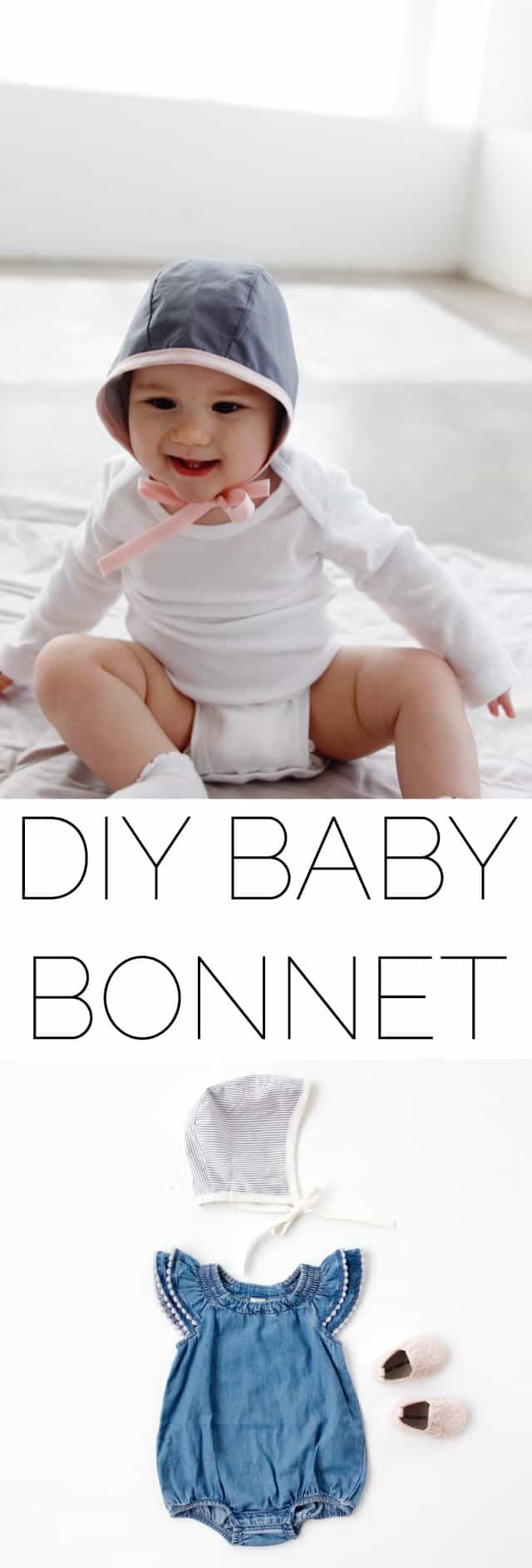 Baby Bonnet Sewing Pattern | See Kate Sew