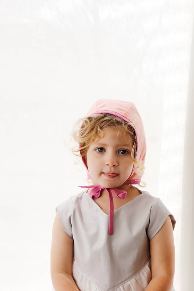 PIXIE Baby Bonnet Pattern | diy baby bonnet | free sewing patterns | diy baby accessories | homemade baby bonnet || See Kate Sew #babybonnet #sewingpatterns #diybaby