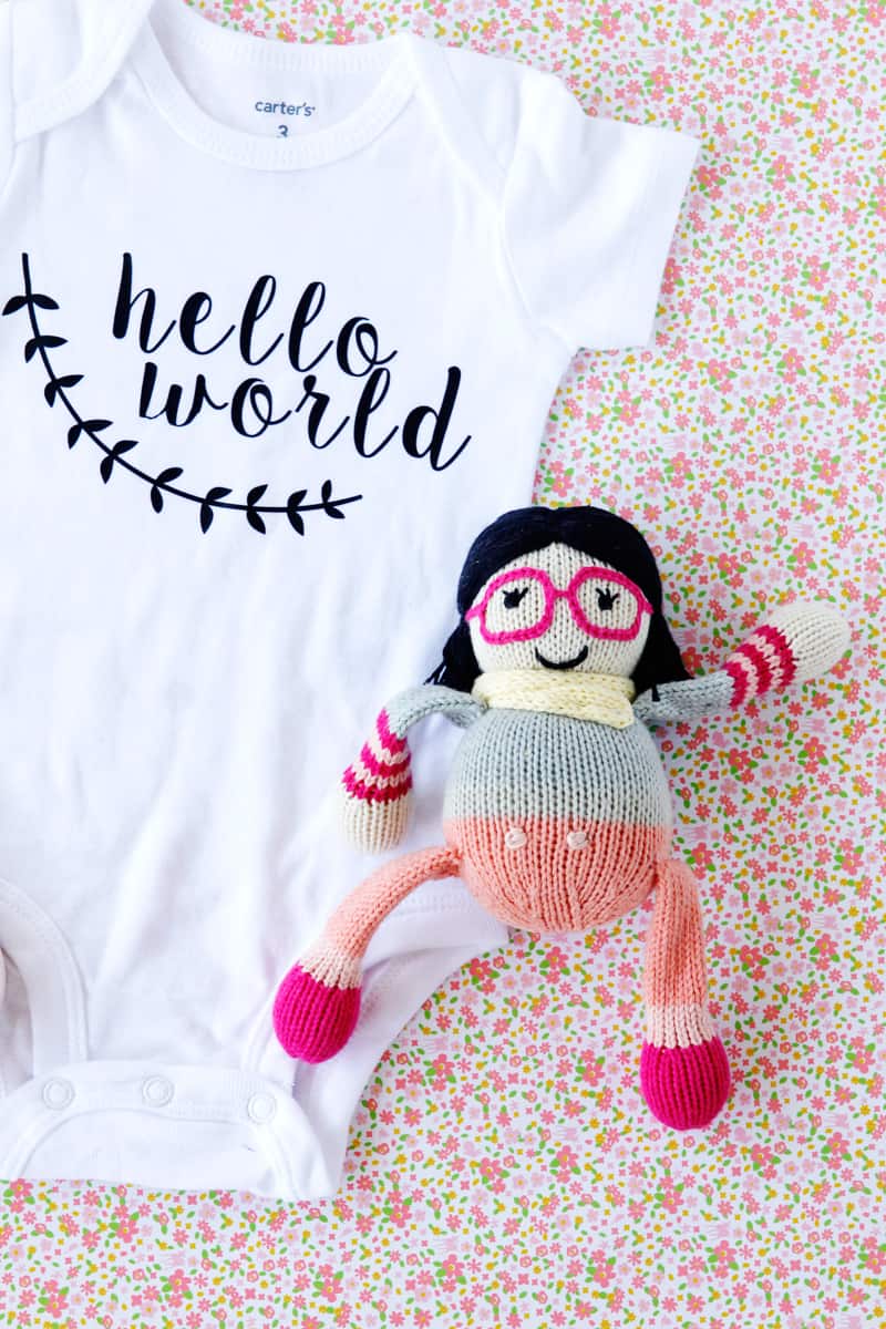 Hello world sale onesie