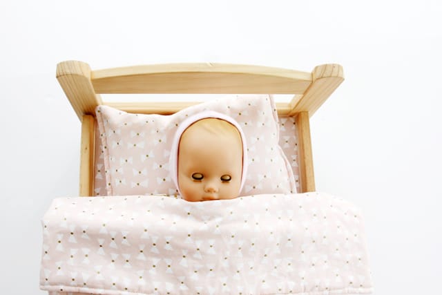 ikea baby doll bed