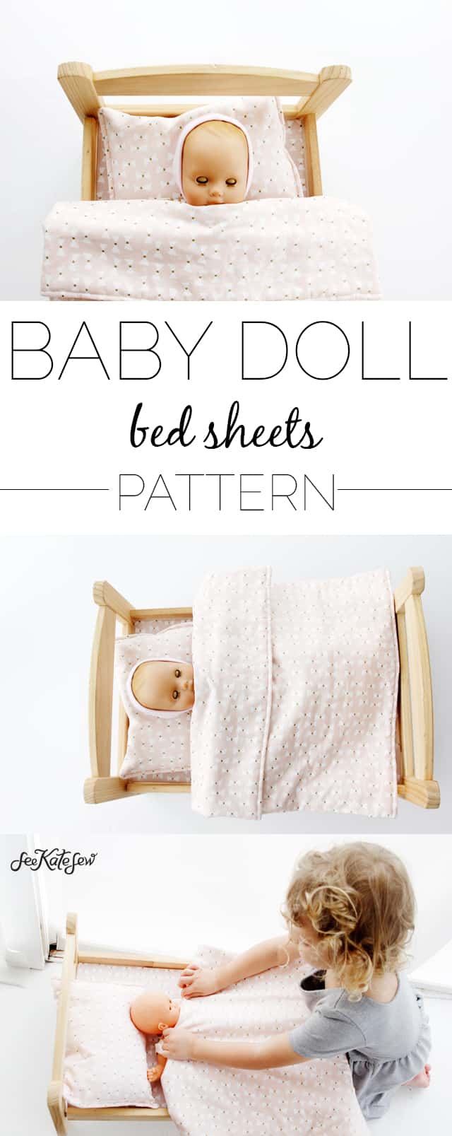 Doll Sheets Pattern | See Kate Sew