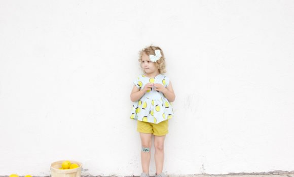 the Manhattan Blouse in Lemon Fabric | See Kate Sew