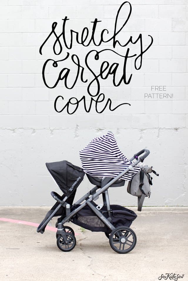 DIY: Stretchy Car Seat Cover and Nursing Cover DUO