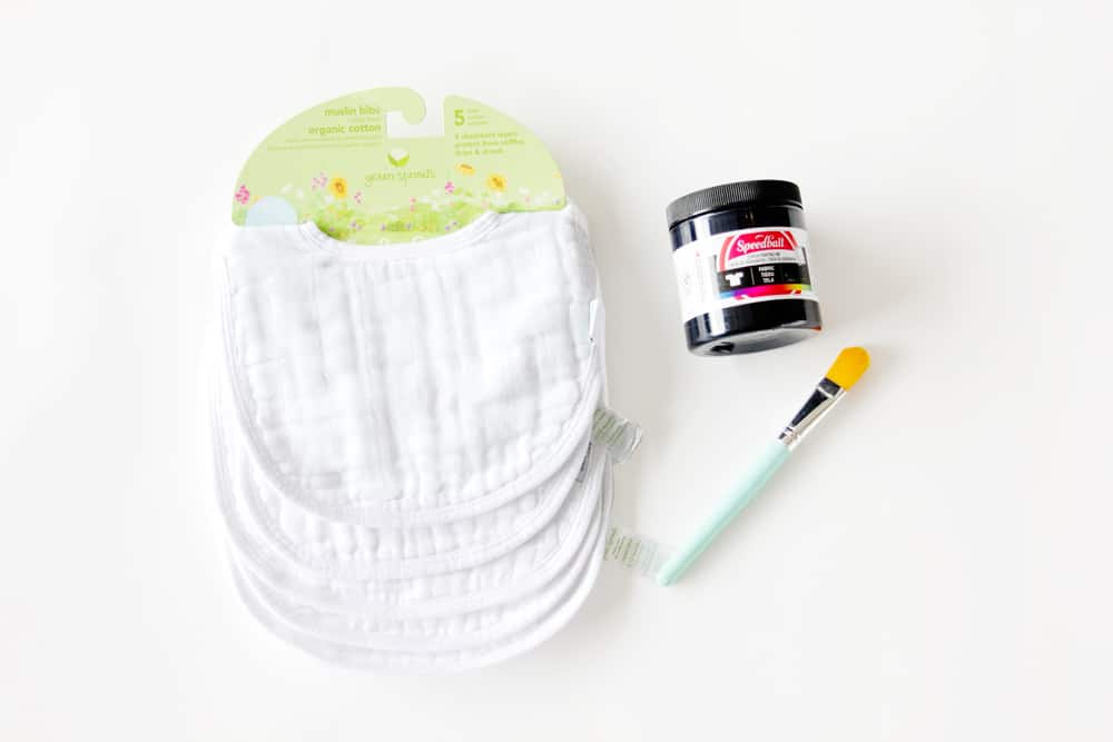 Paint Splatter Bibs | DIY Bibs for Baby Shower | See Kate Sew