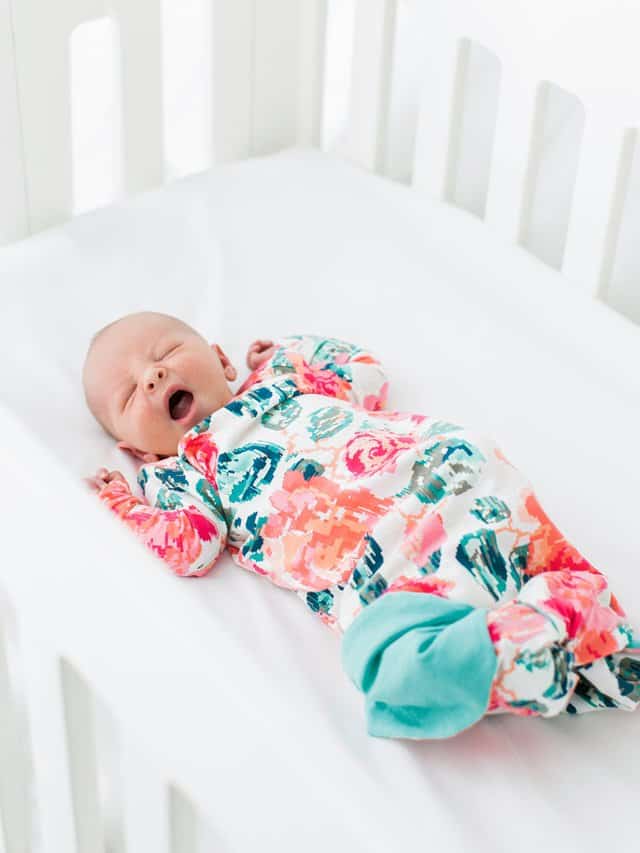 Mermaid Baby Gown Tutorial + Owlet Smart Sock Promo | diy baby gown | mermaid inspired baby clothing | handmade baby gown | baby gown sewing tutorial | sewing tips and tricks | free sewing patterns | baby clothing diy || See Kate Sew #mermaid #freesewingpattern #sewingtips #diybabyclothing