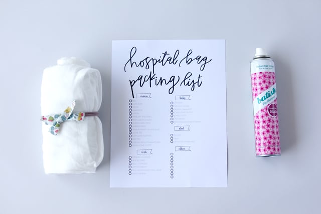 Printable Hospital Bag Packing List | See Kate Sew