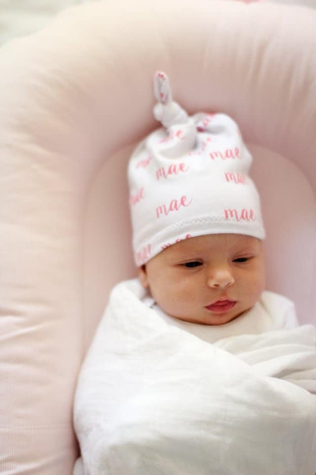 Newborn Knotted hat tutorial with free pattern see kate sew