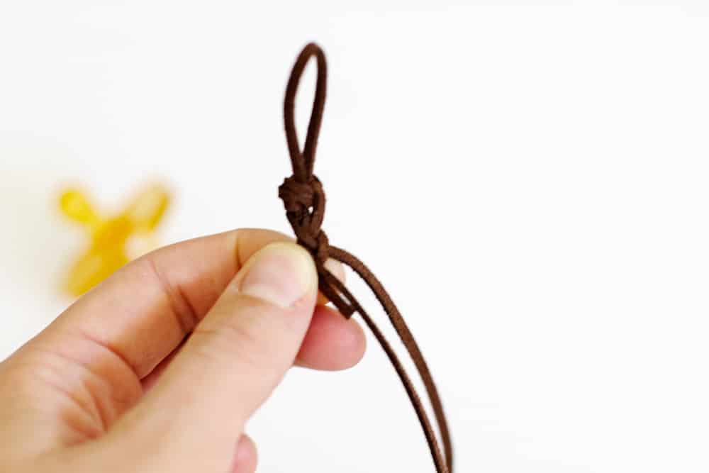 Braided Leather Pacifier Clip Tutorial - see kate sew