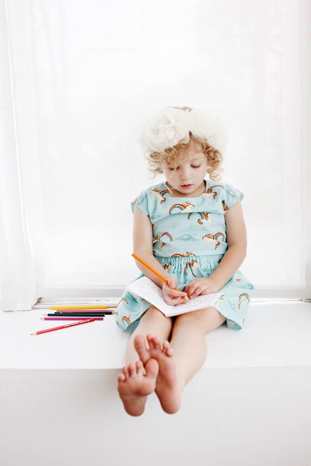 Unicorn Fabric 2-Piece Set | See Kate Sew