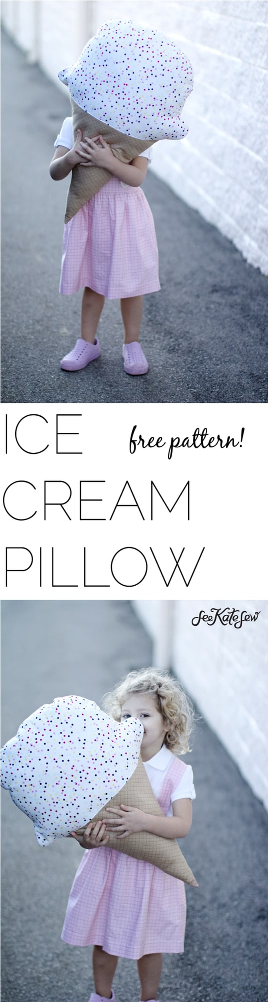 Ice Cream Pillow Project | See Kate Sew