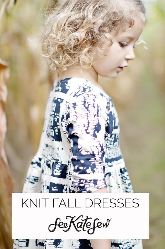 Knit Fall Dresses|See Kate Sew