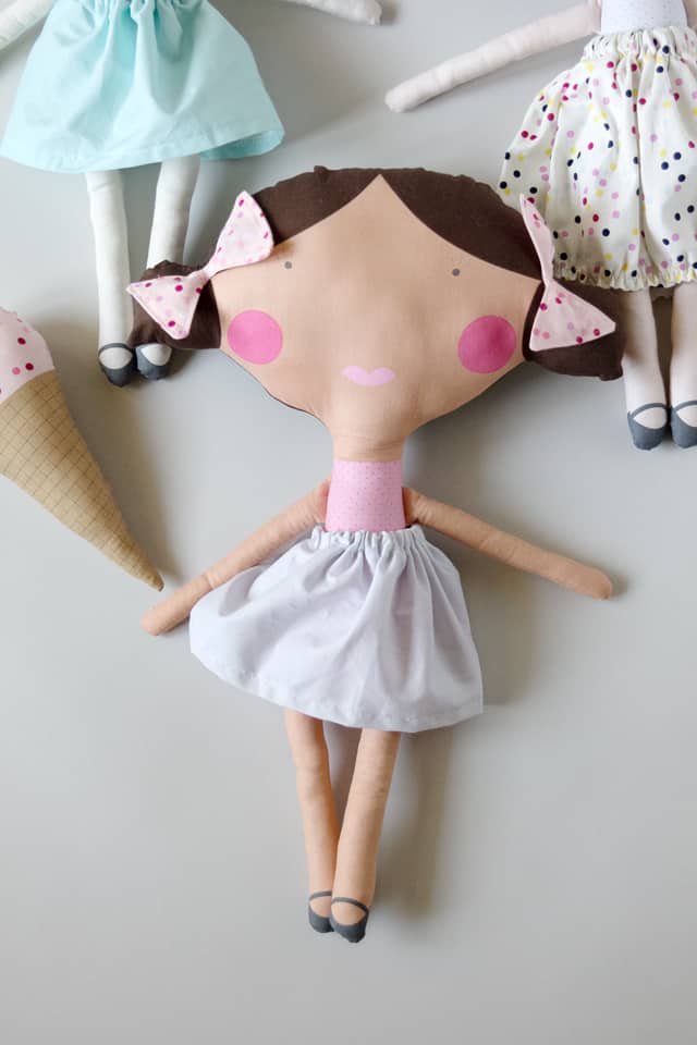 See Kate Sew Doll Fabric | Cut and Sew Fabric Panel!