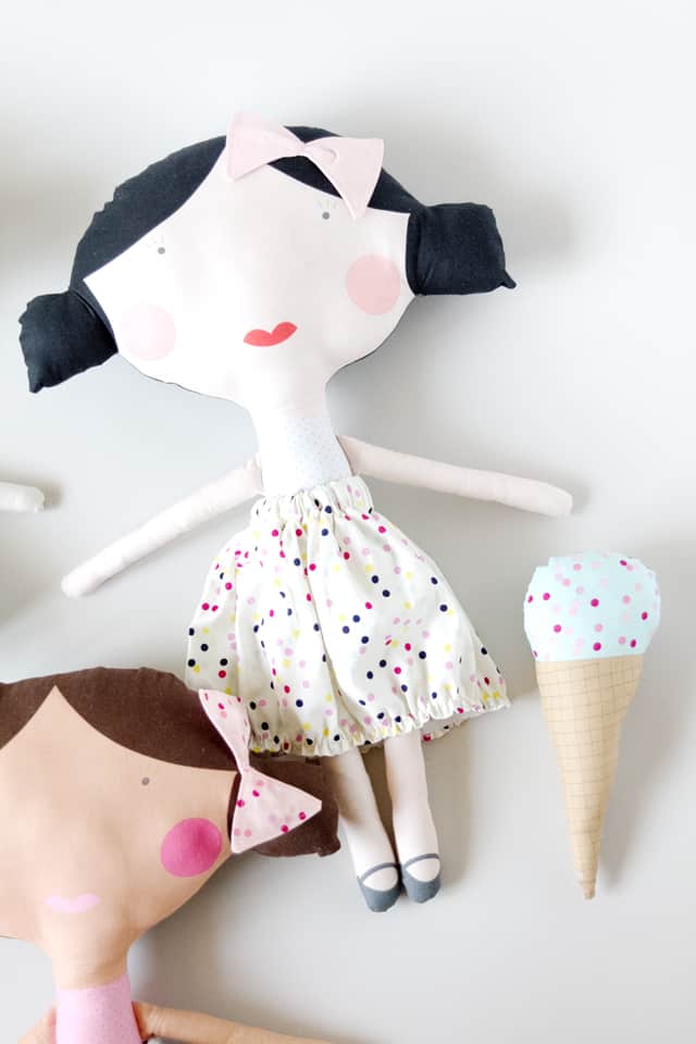 See Kate Sew Doll Fabric | Cut and Sew Fabric Panel!