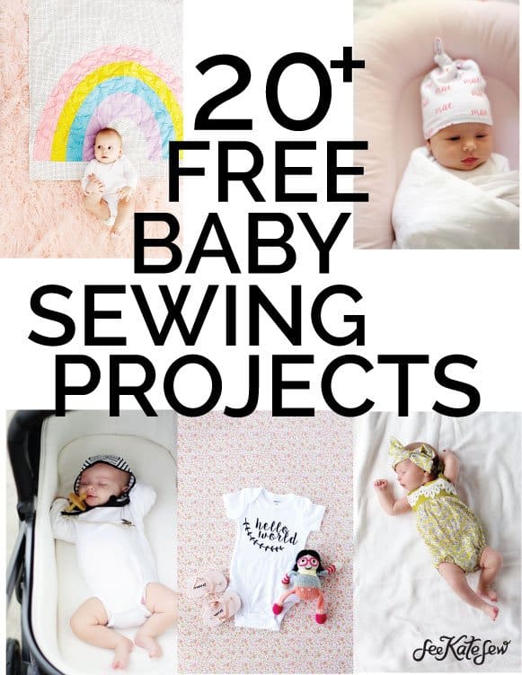 20+ Free Baby Sewing Tutorials|See Kate Sew