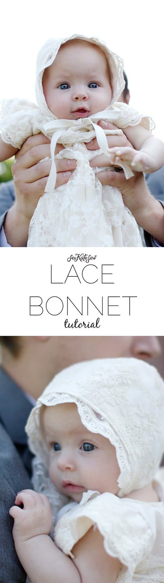 Lace Bonnet Tutorial | See Kate Sew