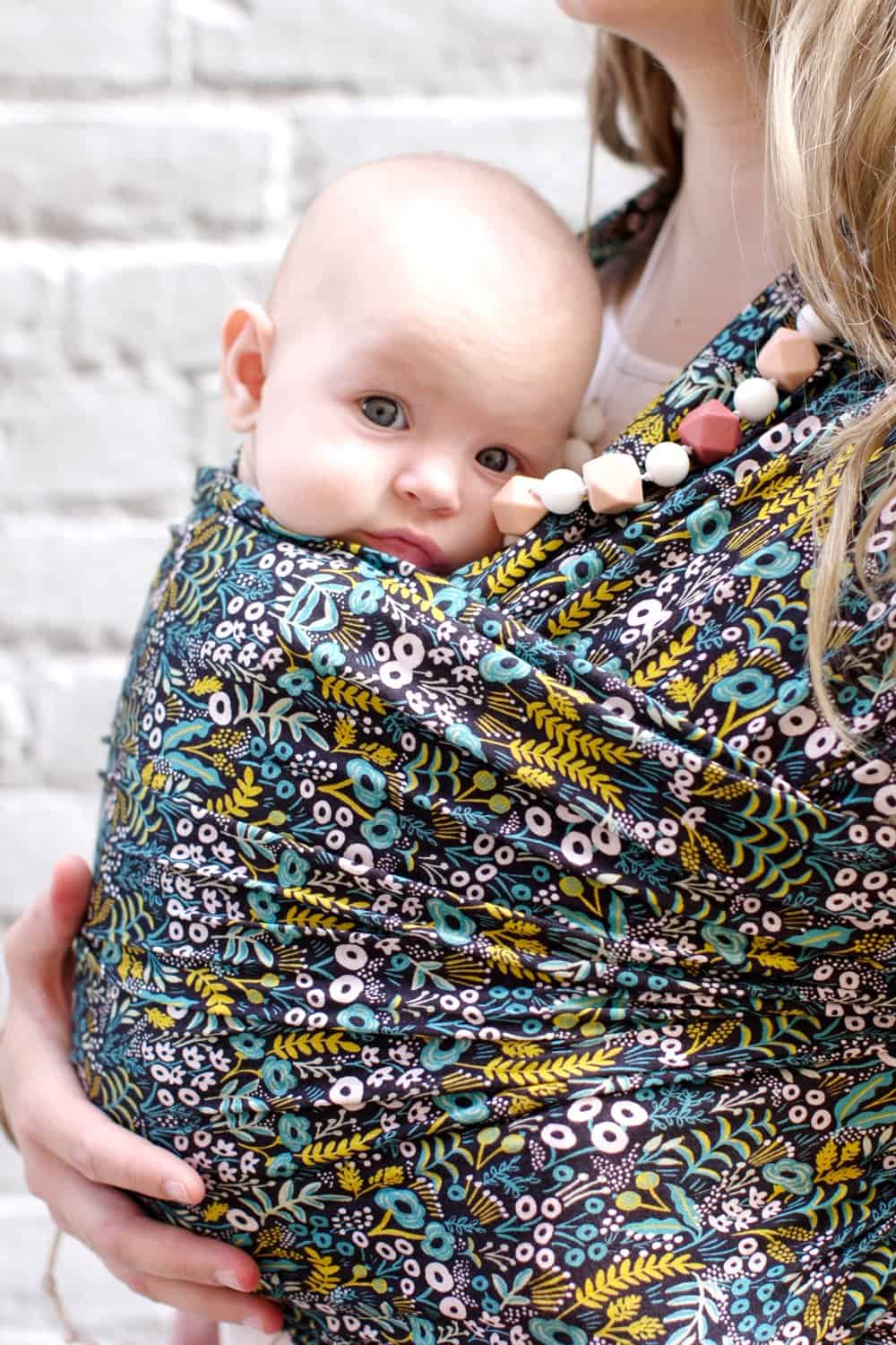 fabric teething necklace