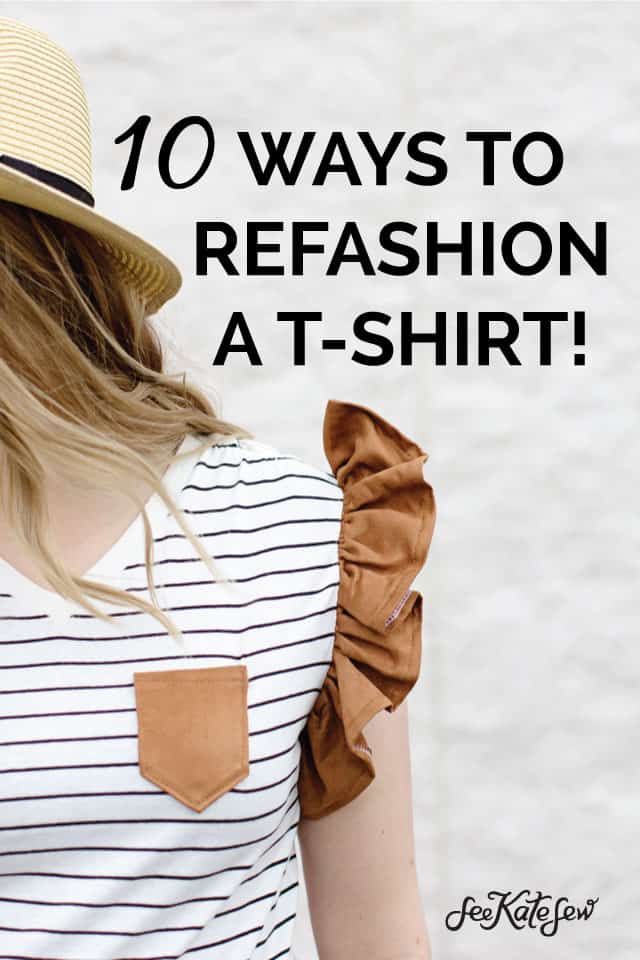 10 Ways to Refashion A T-shirt