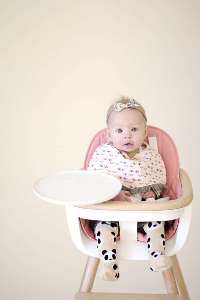 Micuna OVO High Chair Review + Fringe Bib Tutorial | baby bib tutorial | diy baby bib | how to sew a baby bib | baby sewing tips | sewing tips and tricks | sewing tutorials | free sewing patterns | free sewing tips || see kate sew