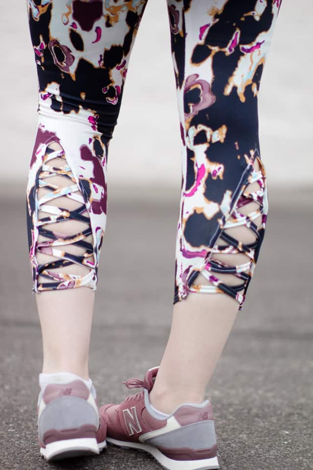 Lace up yoga clearance pants