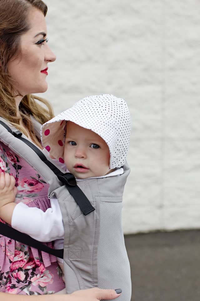 DIY Brimmed Baby Bonnet