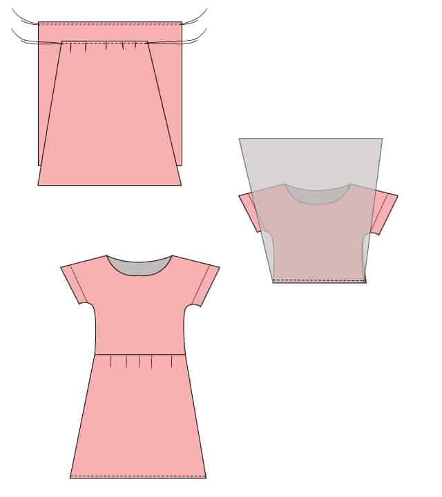 Gathered Dress Tutorial from the Zippy Pattern! | sewing patterns | clothing patterns and ideas | how to sew a gathered dress | how to sew a dress | sewing tips and tricks | DIY clothing | homemade clothing patterns || see kate sew