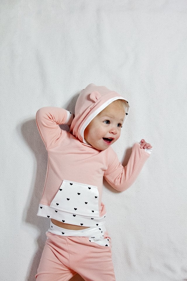 Baby Hoodie Pattern | French Terry Baby Hoodie + Track Pants Pattern | diy baby clothing | handmade baby clothing | handmade kids clothes | sewing kids clothing | sewing tips and tricks | sewing tutorials | how to sew a baby hoodie | baby hoodie and pants outfit || see kate sew #sewingtips #sewingtututorial #diybabyclothing