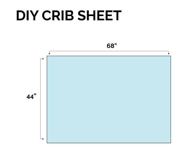 size of crib sheet