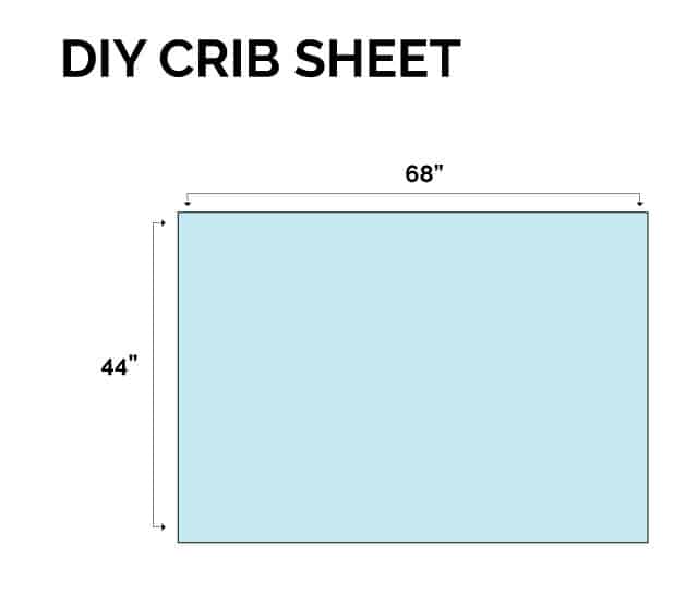 baby crib sheet size