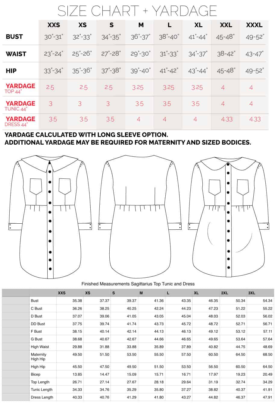 the Sagittarius Pattern - FBA included + 3 Lengths + Maternity version | This pattern is a bit more advanced sewing, great for an intermediate seamstress or a brave beginner. | sewing patterns | sewing tips and tricks | how to sew a dress | tips for the intermediate seamstress | sewing ideas | homemade clothing | sewing ideas || See Kate Sew #sewing #sewingpattern #sewingproject #diyclothing