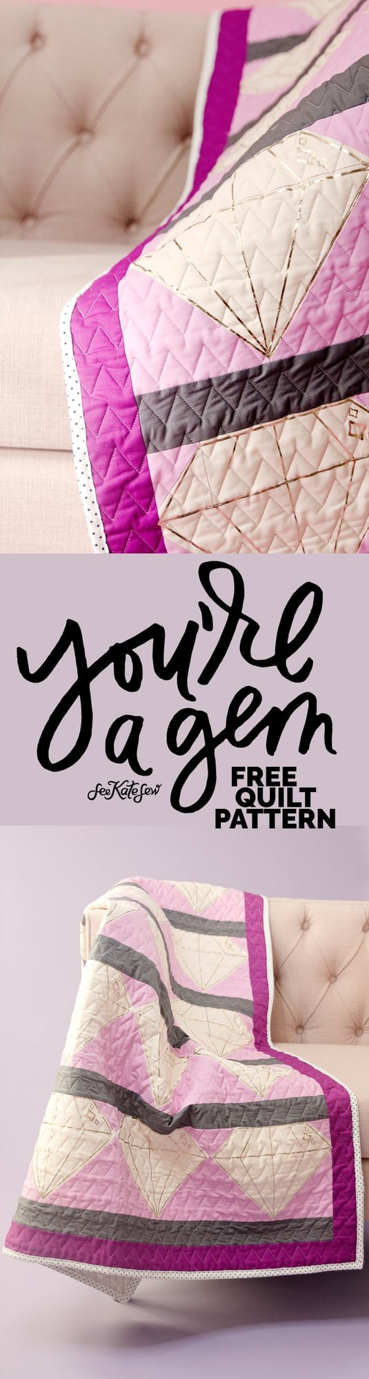 Quilting with the Cricut Maker | Quilt Block of The Month | diy quilt for beginners | free quilt patterns | diy quilt | quilt tutorial | cricut tutorials | how to make a quilt || See Kate Sew #freepattern #quiltpatterns #cricut