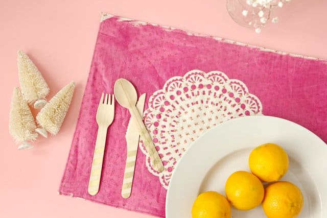 DIY doily placemat tutorial | See Kate Sew