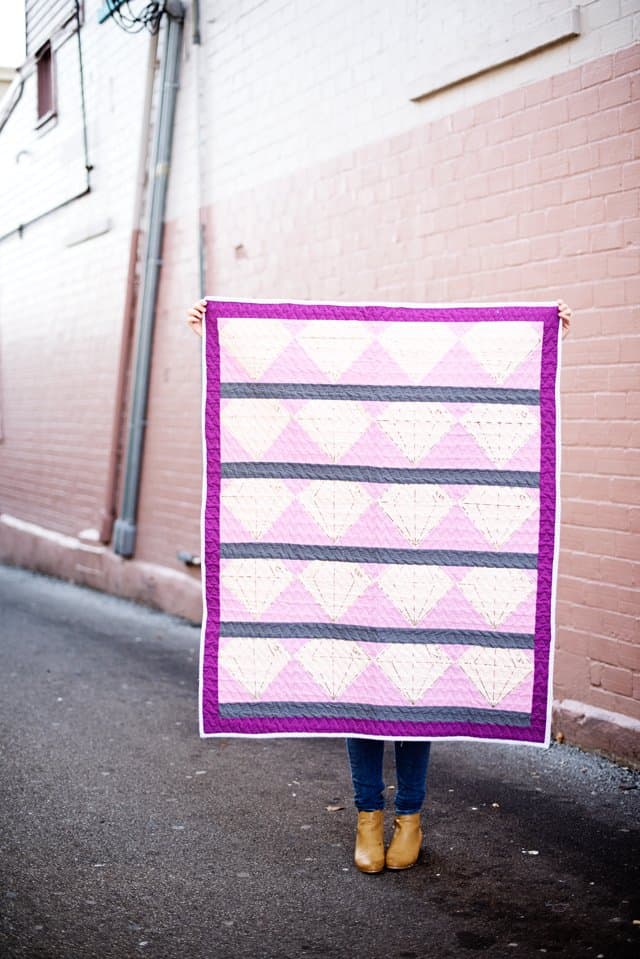 Rainbow Baby Quilt with Cricut - see kate sew